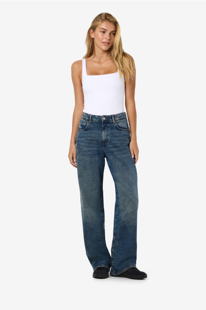 NMJOSIE HW BAGGY JEANS AZ400MB NOOS 27031597 Medium Blue Denim